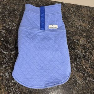 Tommy Bahama Pet Quilted Sweater Shirt Blue Medium K9 Wear Dog
